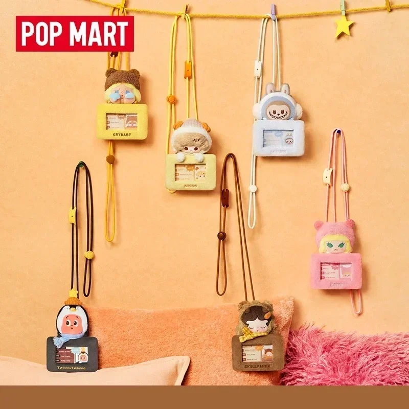 

POP MART FLUFFY COZY Series Держатель для карт Слепая коробка Угадай Сумка Mystery Box Игрушки Кукла Симпатичная аниме-фигурка Настольные украшения Подарок