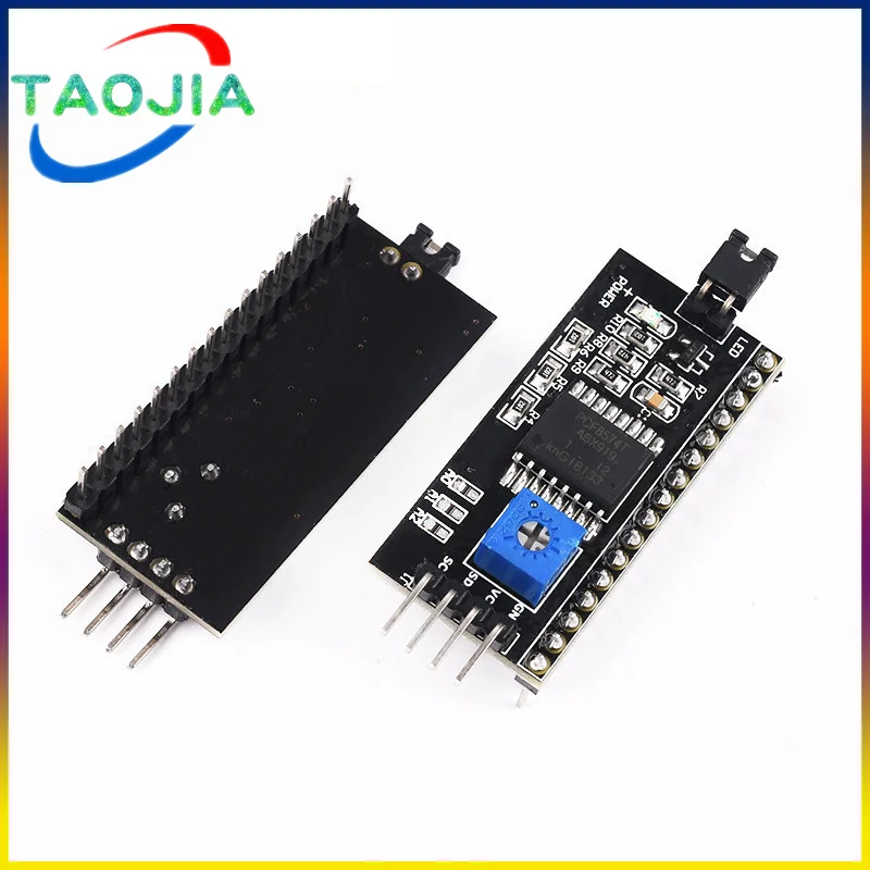 LCD1602 1602 LCD Module Blue / Yellow Green Screen 16x2 Character LCD Display PCF8574T PCF8574 IIC I2C Interface 5V for arduino