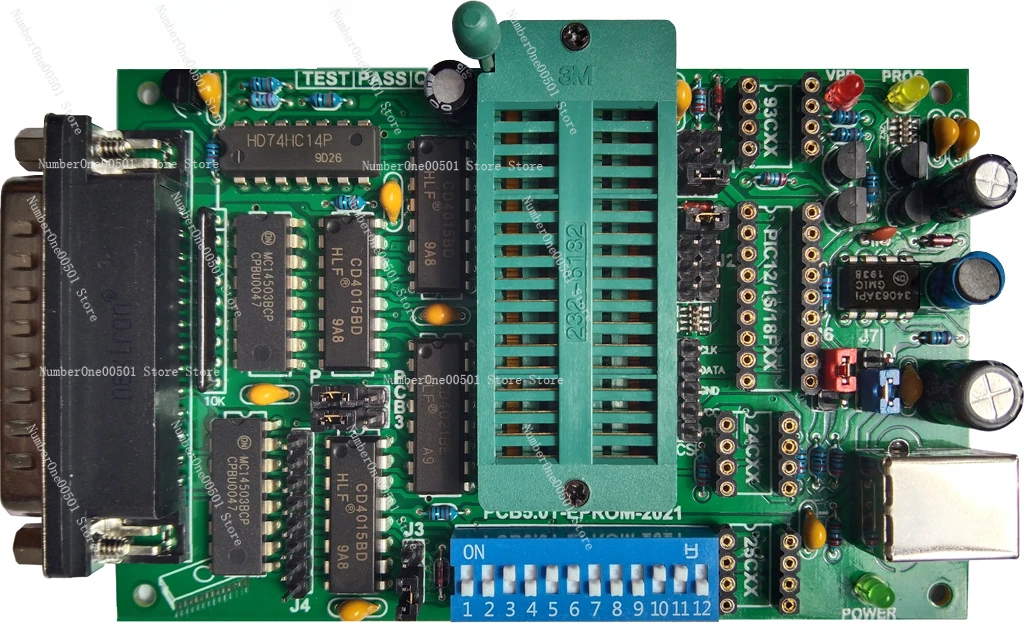 

PCB5 Multifunctional Programmer Willem Burner EPROM FLASH MCU Mainboard BIOS Write