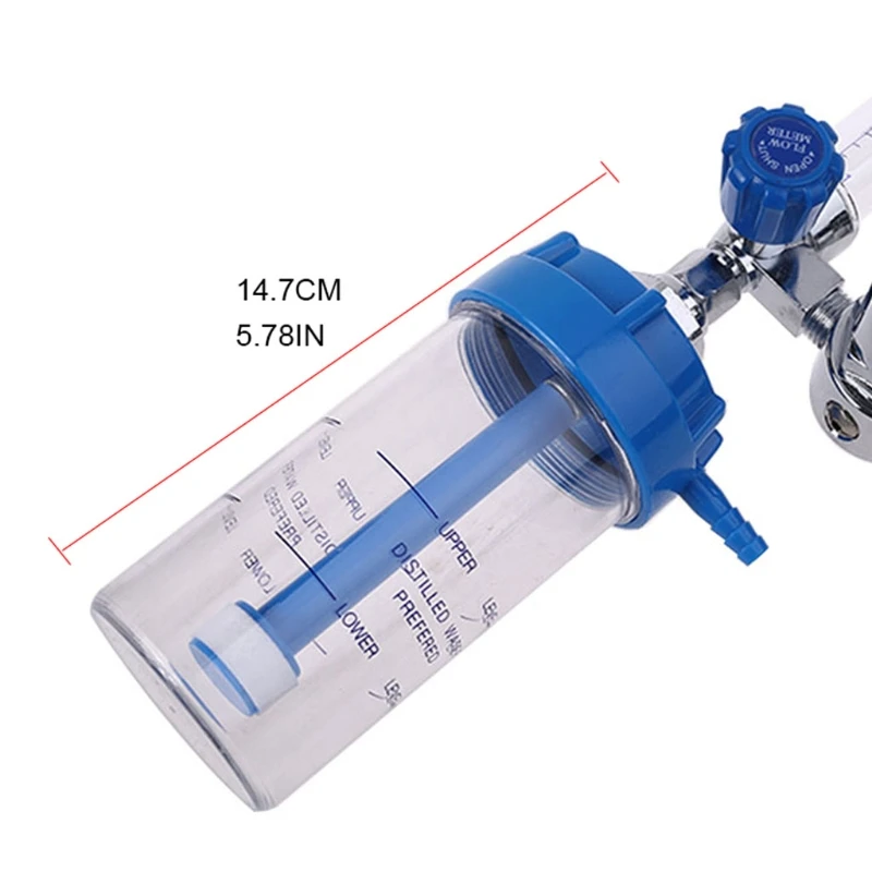 เครื่องปรับความดันทุ่นชนิดออกซิเจน Inhalator เมตรลดความดันสำหรับตัวควบคุมวาล์ว 8 ระบบจ่ายออกซิเจนอุปกรณ์
