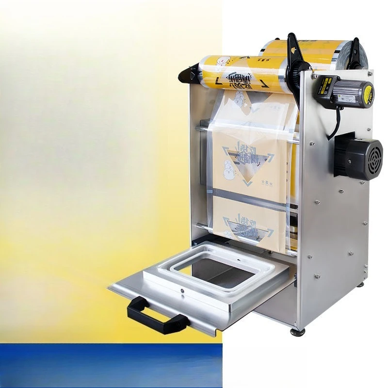 

Fresh-locked box sealing machine Small commercial peanut bud black duck braised flavor hand-pressed semi-automatic