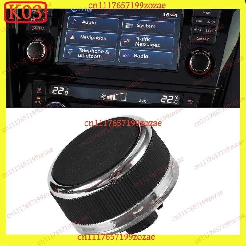 LK Radio Volume Stereo Tuner Power Control Knob Button Replacement Parts For Nissan Qashqai Juke CONNECT System