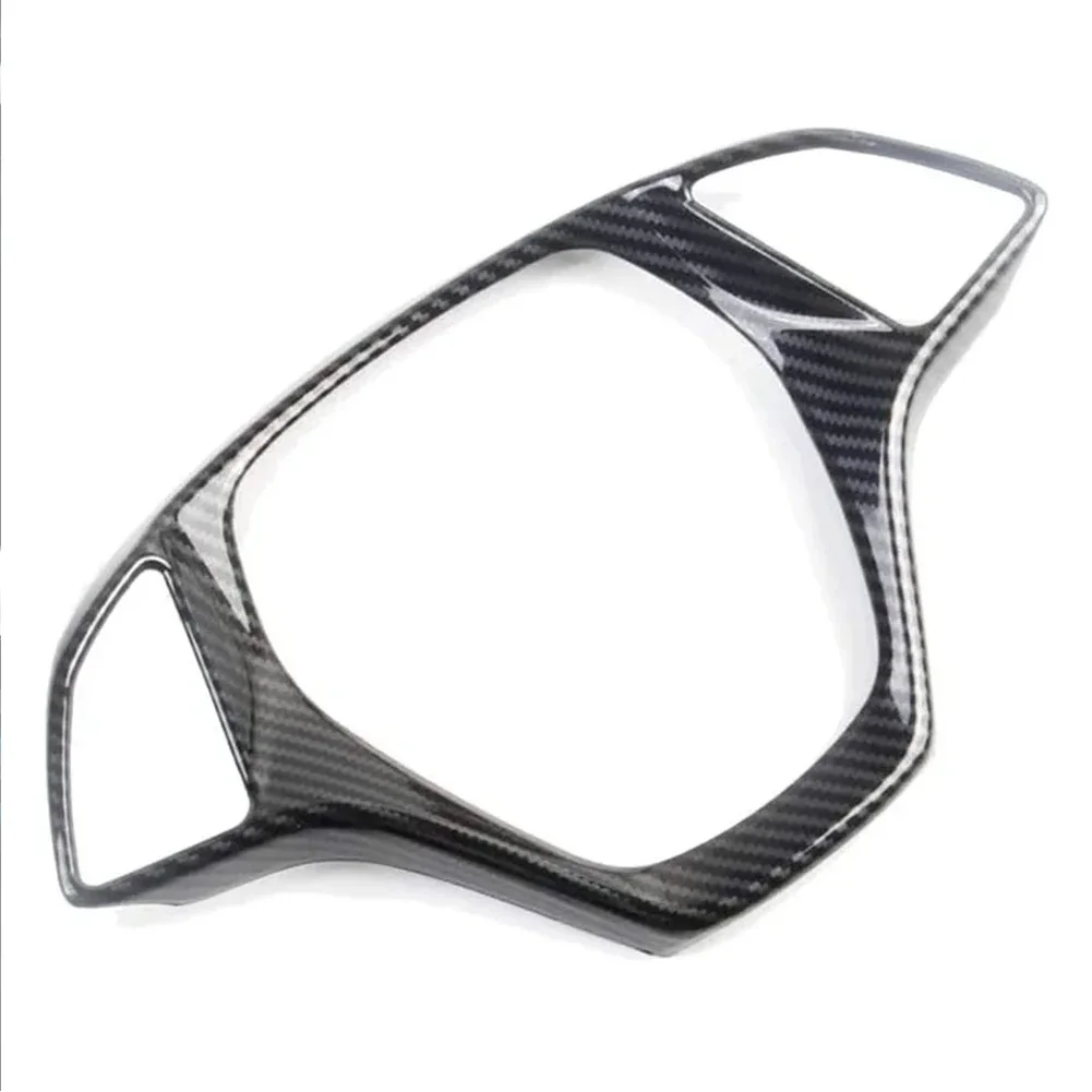 

Easy To Clean Car Customization Carbon Fiber Steering Wheel Trim Car Interior Trim Cover Sleek And Stylish Look