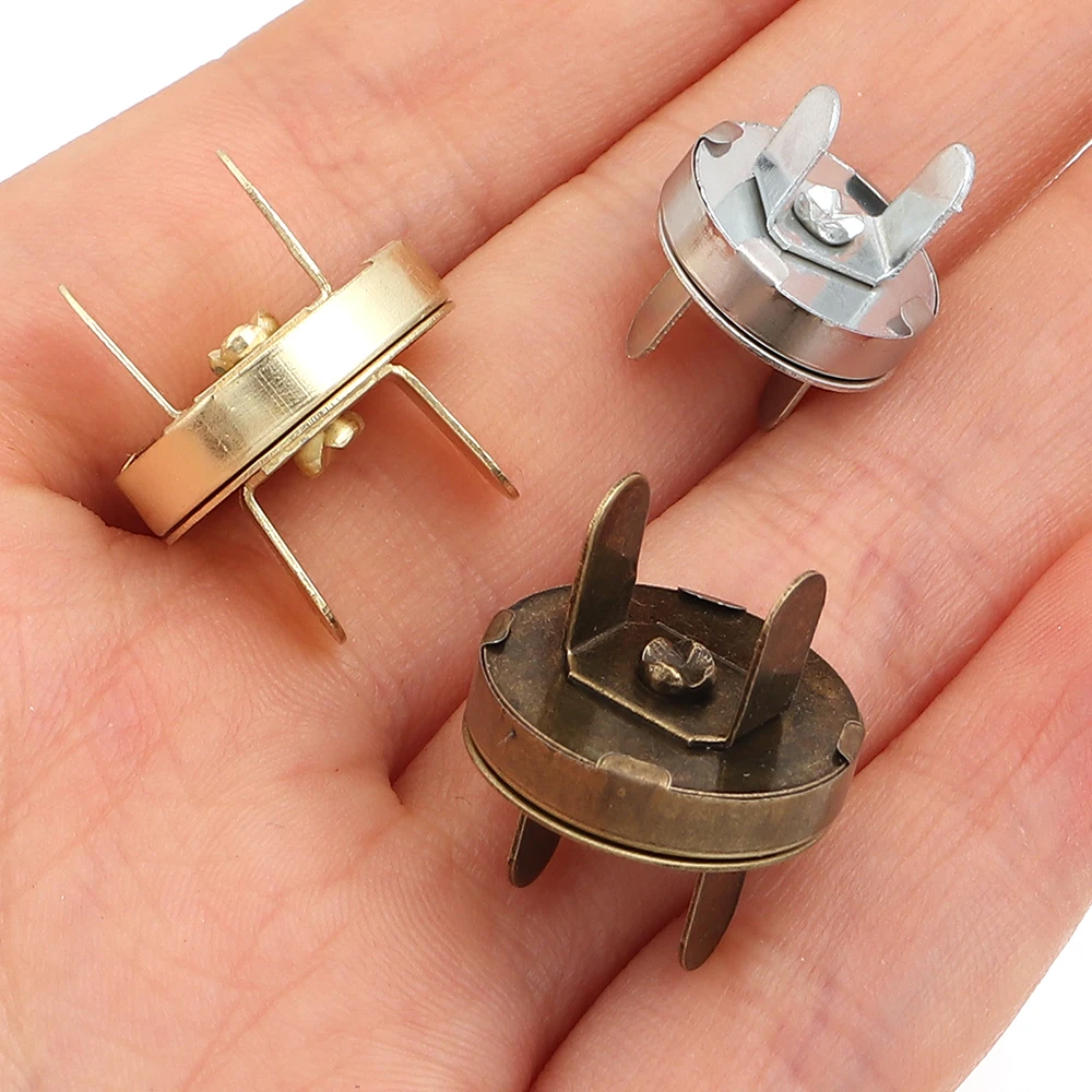10 Sets 14/18mm Metall-Magnetverschlüsse Automatische Adsorptions-Schnallen für Handtaschen Geldbörsen Basteltaschen Zubehör – Detail 6
