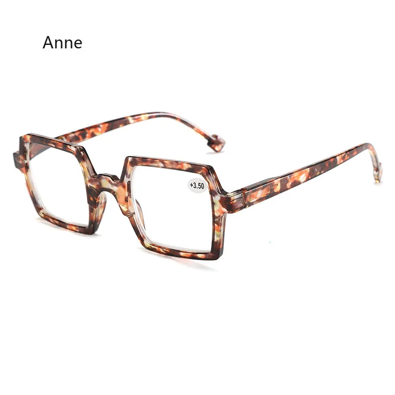 1PC Oversized Square Reading Glasses Men Women Portable Large Frame High-definition Presbyopia Eyeglasses Diopter 1~+ 4.0 gafas