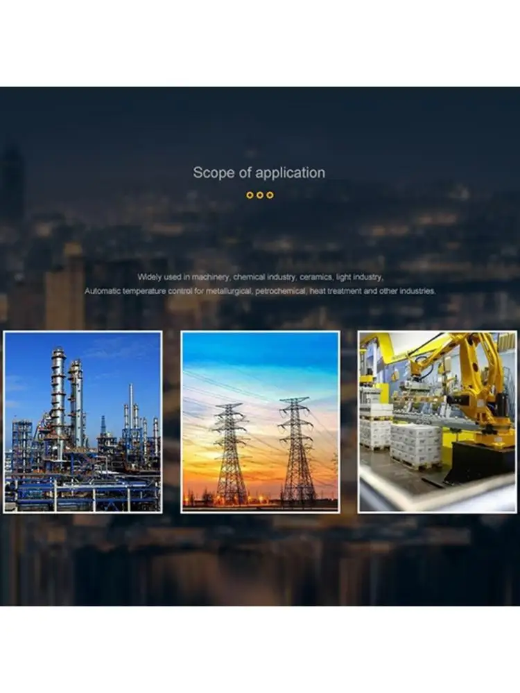 

652F Multi Control Mode Thermostat DIN Mountable Triple Display for Industrial