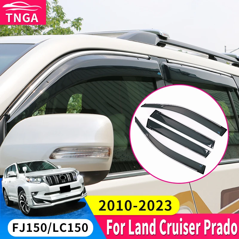 

For 2010-2023 Toyota Land Cruiser Prado 150 Lc150 2020 2019 2018 Exterior Tuning Windows Vent Visor Modification Accessories