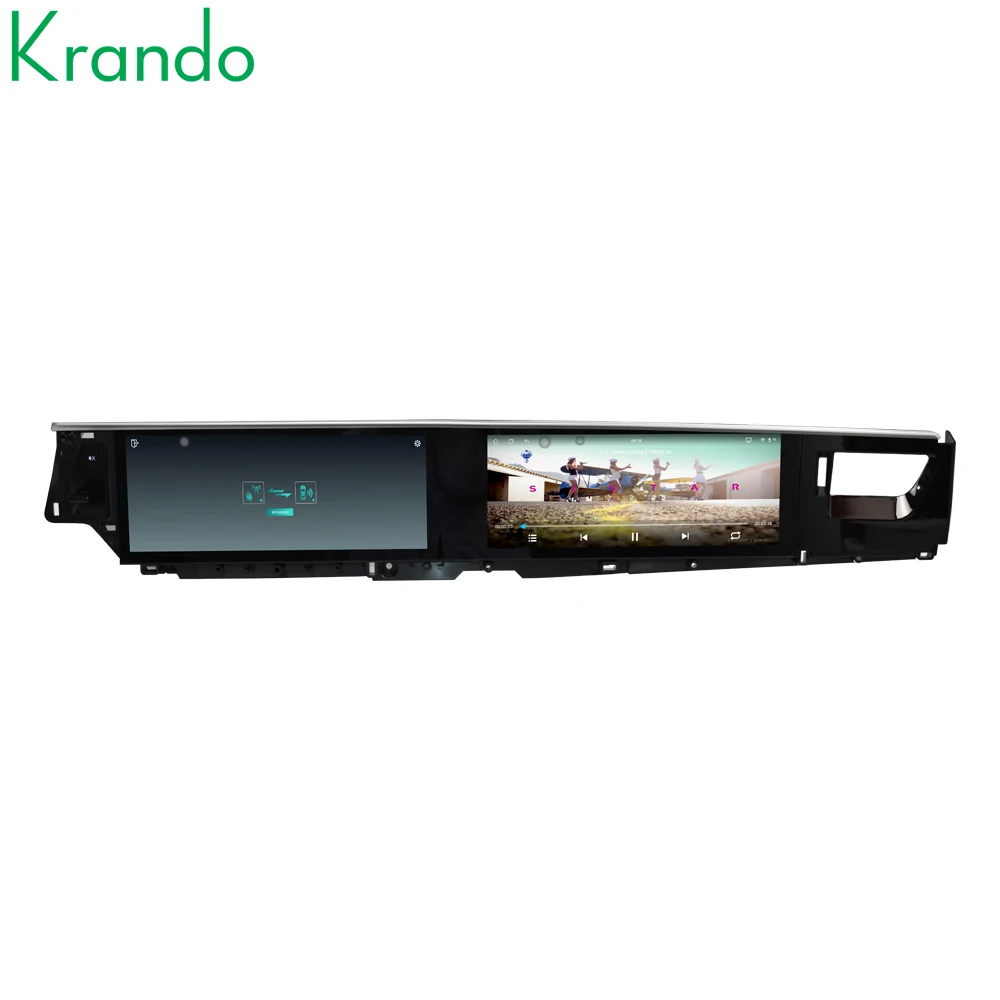 

Krando 24,6-дюймовый автомобильный радиоприемник с двумя экранами Android для Porsche Macan 2014-2017, интеллектуальная система навигации, GPS, автомобильный радиоприемник