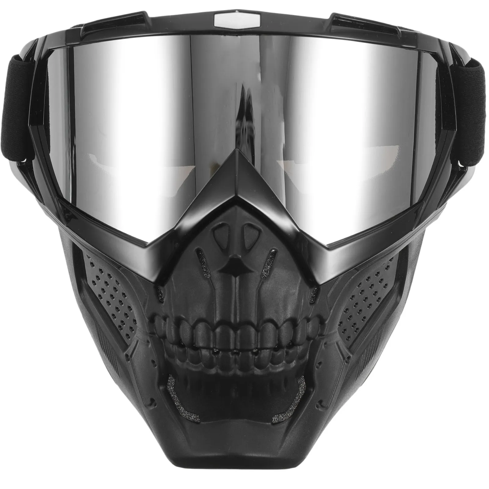 

Motorcycle Goggles with Face Hood Windproof Sandproof Uv Protection Riding Cycling Atv Dirt Bike Goggles for Men Outdoor Sports
