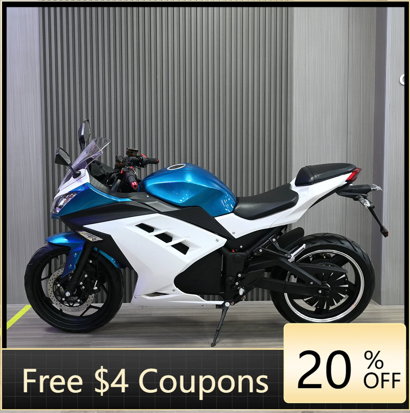 Yzhgb 2026 factory wholesale 72v 2000w high-performance sports powerful high-speed electric motorcycle