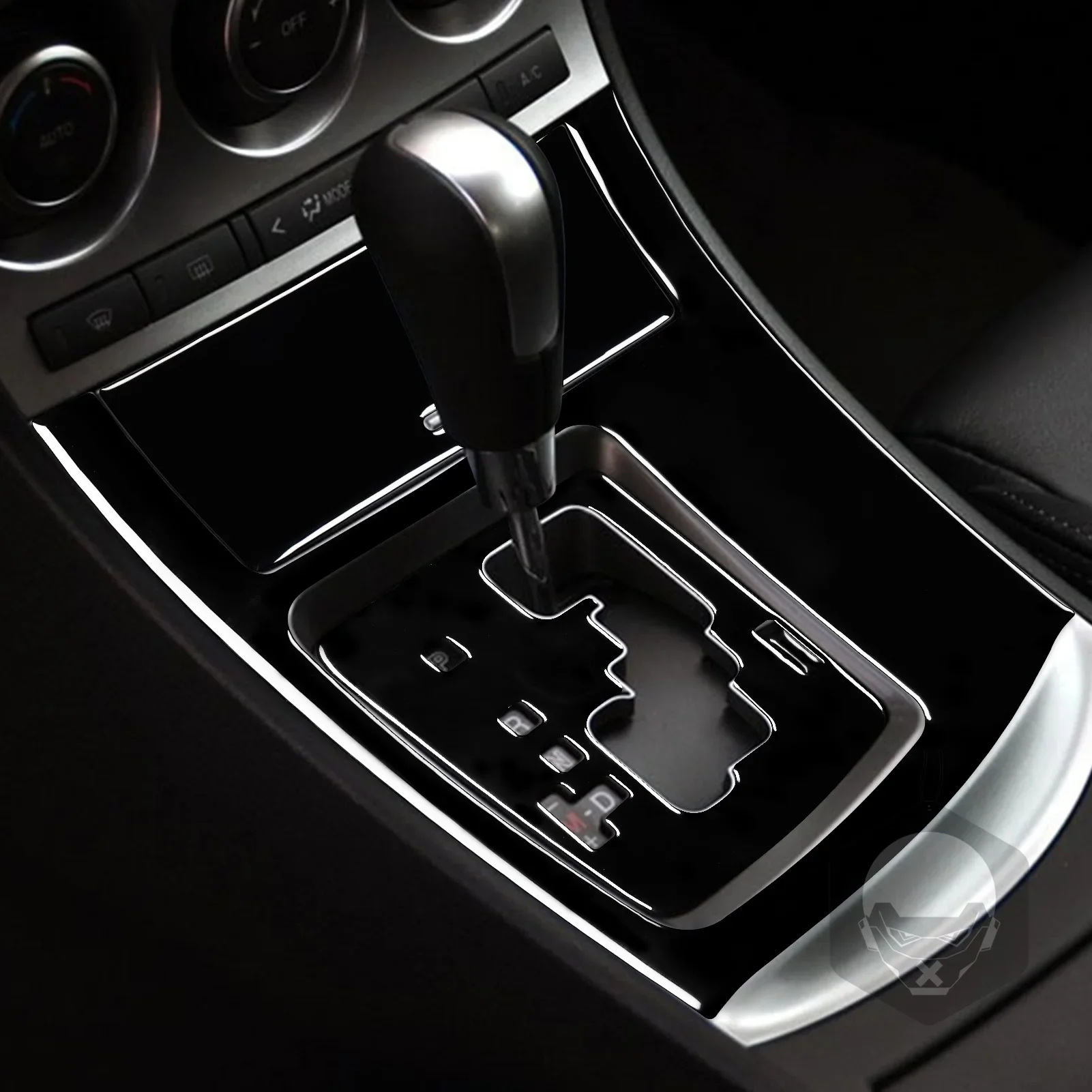 

For Mazda 3 Axela 10-13 Mazdaspeed 3 Piano Black Air Outlet Gear Shift Door Handle Window Lift Panel Suits Car Interior Sticker