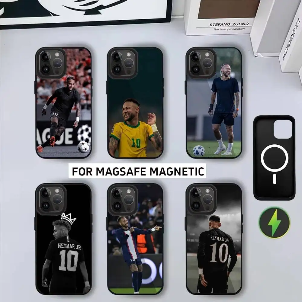 

Football star For N-NeYmAr 10 Phone Case For iPhone17,16,15,14,13,12,11 Plus,Pro Max Magnetic For Magsafe Wireless Charging