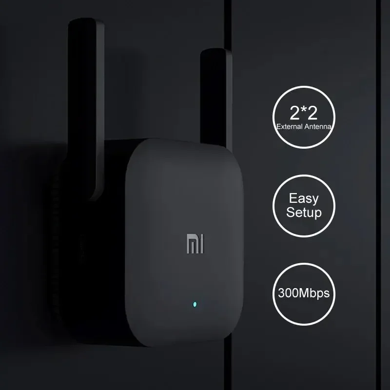 Xiaomi New Original Wifi Amplifier Pro 300M 2.4G Repeater Network Expander Range Extender Roteader Mi Wireless Wi-Fi Router