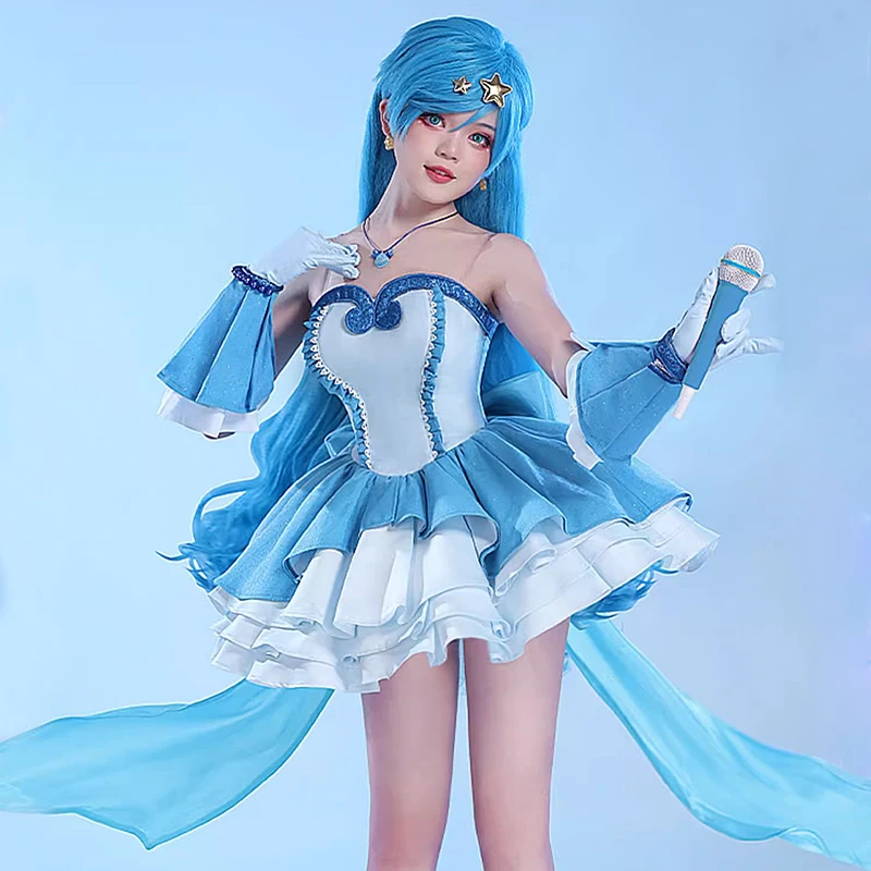 Hanon Hosho Cosplay Anime Mermaid Melody Pichi Pichi Pitch Cosplay DokiDoki-SR Hanon Hosho Cosplay Shoes Halloween Suit