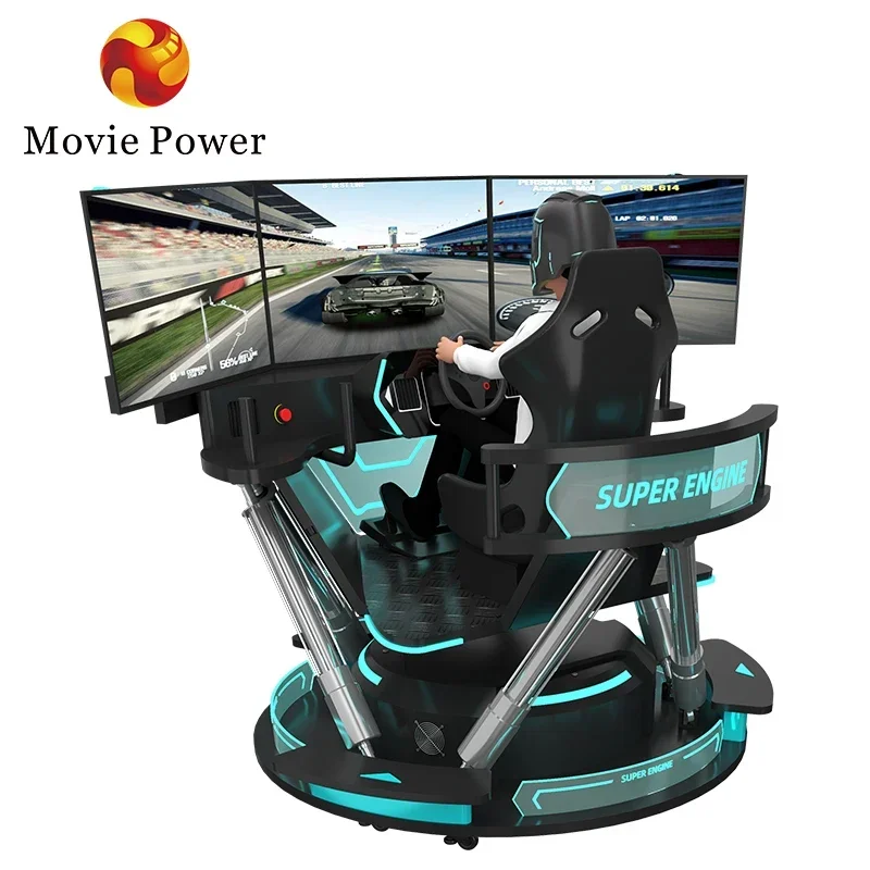 VR Amusement Theme Park Virtual Reality Arcade Car Racing Game Machine F1 Racing Driving Simulator