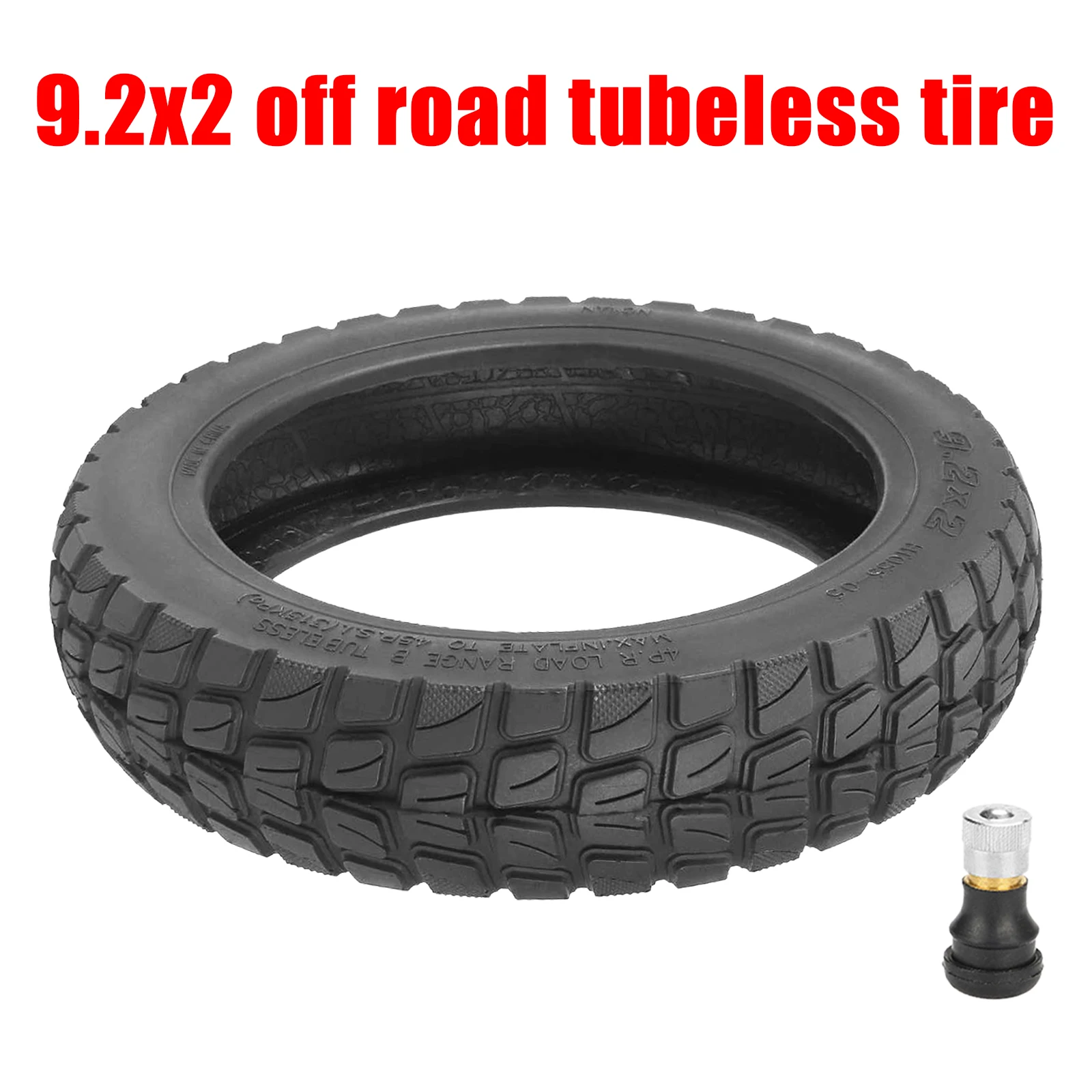 9 Zoll 9,2x2 Vakuum Tubeless Reifen für Xiaomi M365/Pro2/1S und 8,5 Zoll Elektroroller Modifikationen Upgrade 9,2*2 Offroad-Reifen – Detail 2