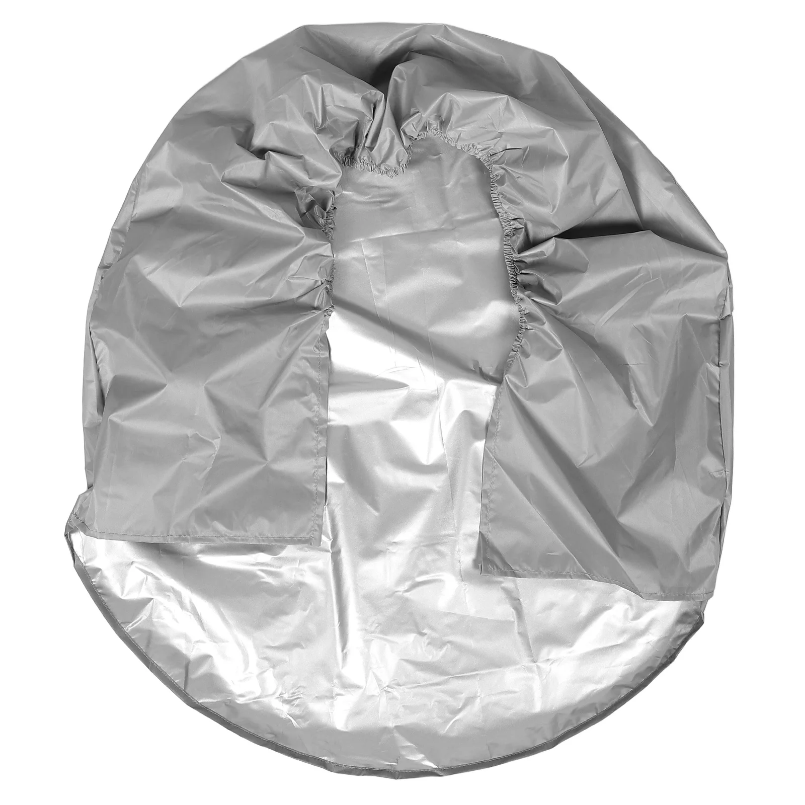 

Sun Protection Tire Cover Waterproof Snow Rv Wheel Trailer Silver Polyester Fabric Travel Car Camper Accessories Windproof