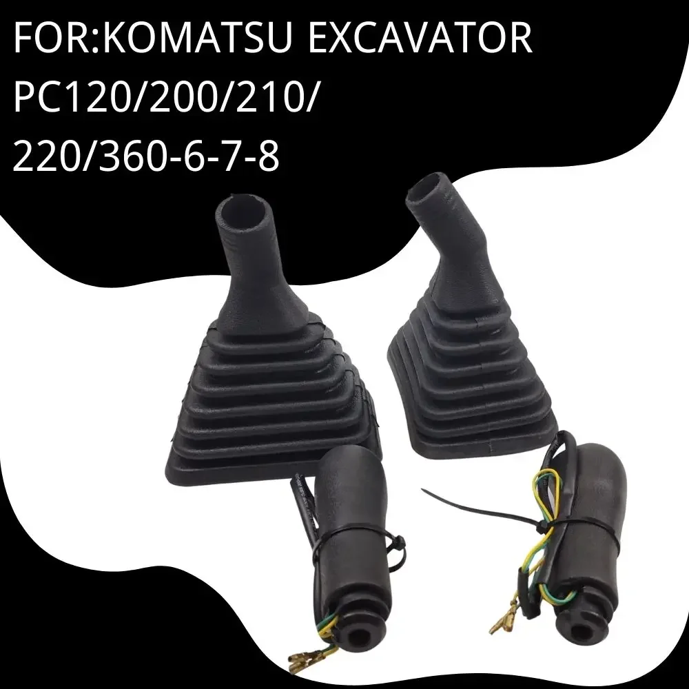 

For Komatsu PC120/200/210/220/360-6-7-8 Control Joystick Handle Dustproof Cover Excavator Parts