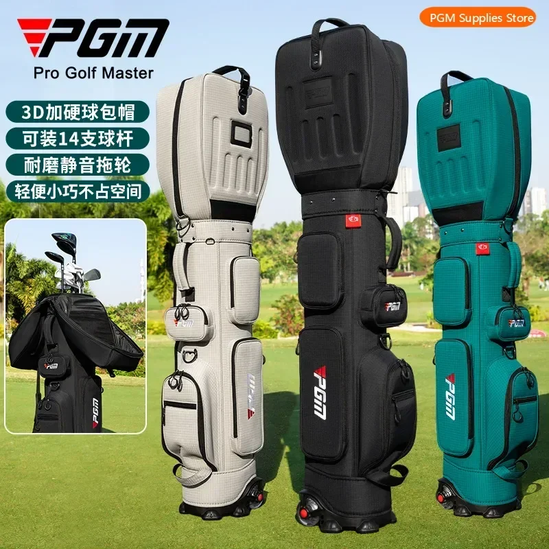 

BestPGM Golf Aviation Bag 3D Plus Hard Bag Hat Belt Pulley Men Women Travel