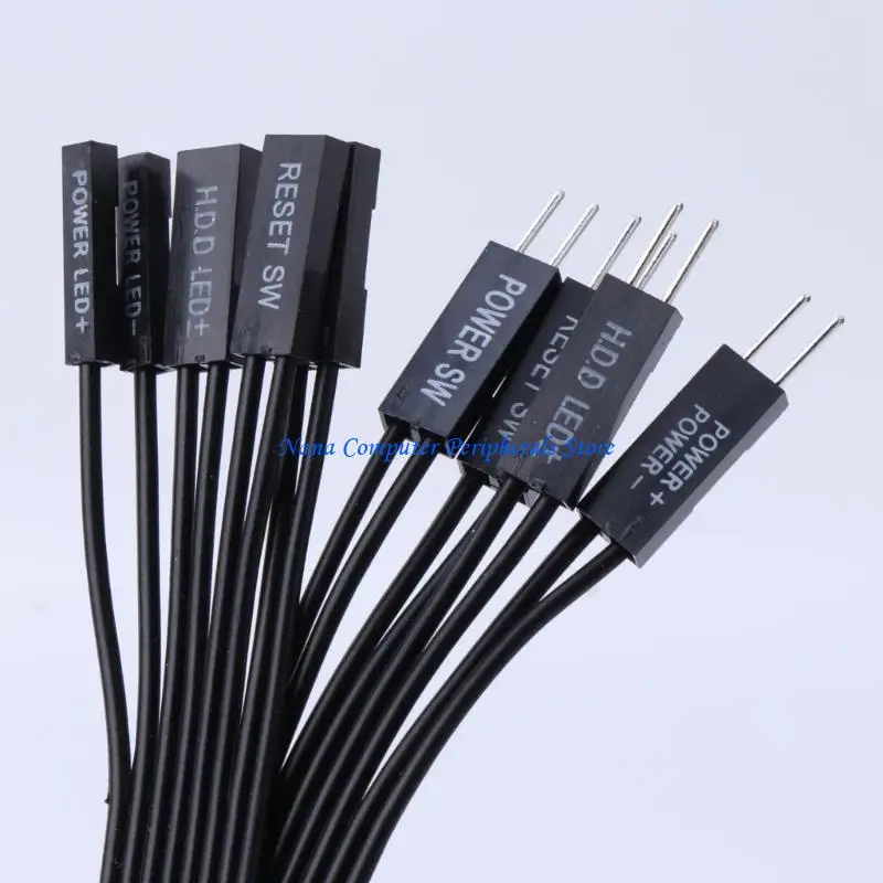 F68C 마더 보드 HDD LED/PLED/RESET SW 전력 SW EXTENSION CABLE 2 핀 여성 대 남성