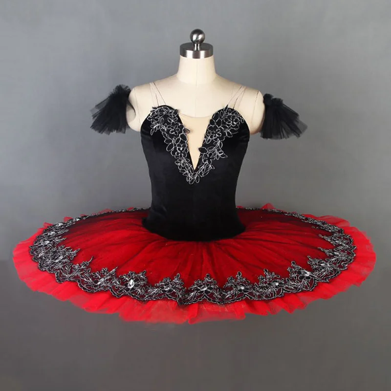 Vermelho profissional bailarina ballet tutu para crianças crianças meninas adultos bailarina festa ballet trajes meninas