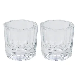 1pcs Crystal Glass Dappen Dish/Lid Bowl Nail Art Tools Acrylic Equipment Mini Cups