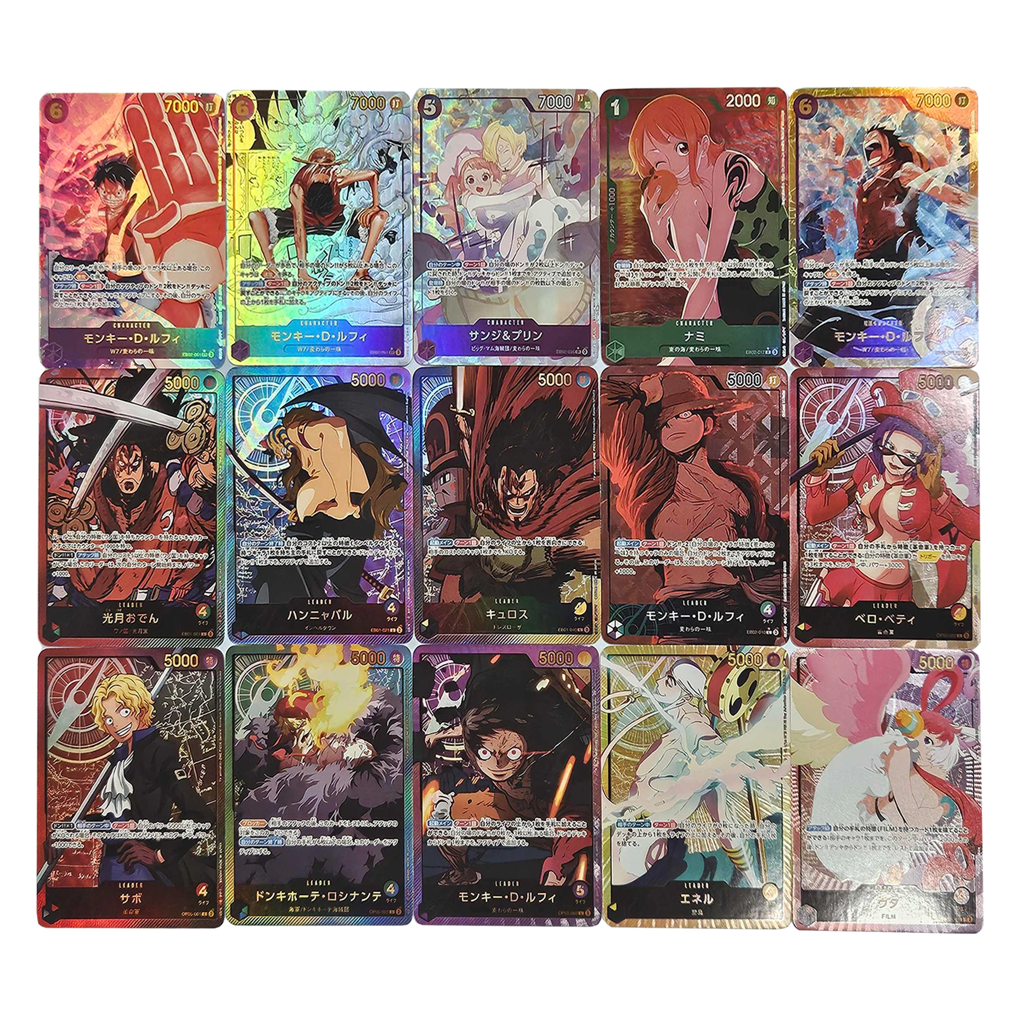 

26 шт./компл. Diy One Piece Eb02 Luffy Nami Коллекционная карта Преломление Цветная вспышка Классический Opcg Uta Sabo Аниме-карта Подарочные игрушки