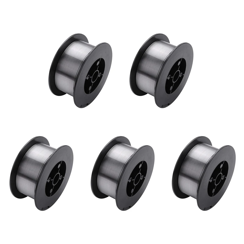 

AA01-5X E71T-1C 500G безгазовые сварочные провода Mig из нержавеющей стали диаметром 1,0 мм, аксессуары для сварки с твердым порошком