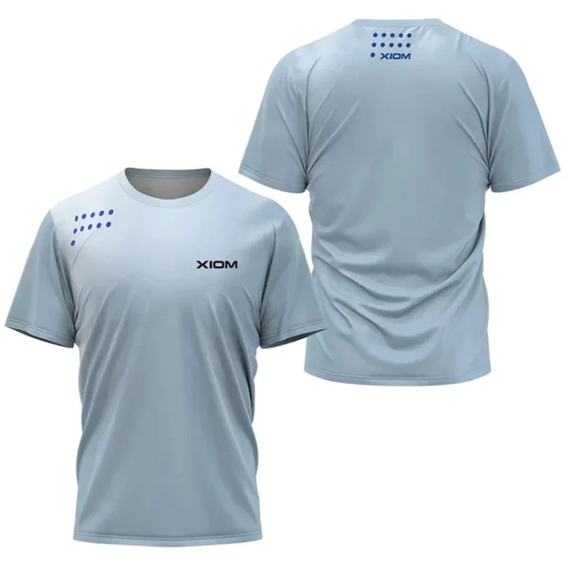 

New Popular Fashion Men's Summer Tennis Badminton T-shirt Top Table Tennis Club Quick Dry Outdoor Breathable Short-sleeved Top