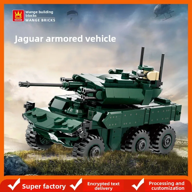 

Набор из танка Пантера, бронемашины Пума и зенитного танка Флакпанцер времен Второй мировой войны, модель военной техники из мелких кирпичиков, конструктор для мальчиков