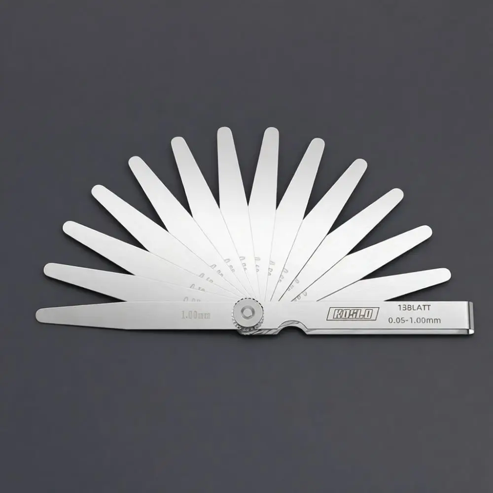 Portable Stainless Steel Feeler Gauge For Kaxilo Engine Valve Adjustment Tool Precision Gap Measuring Metal Thickness Set
