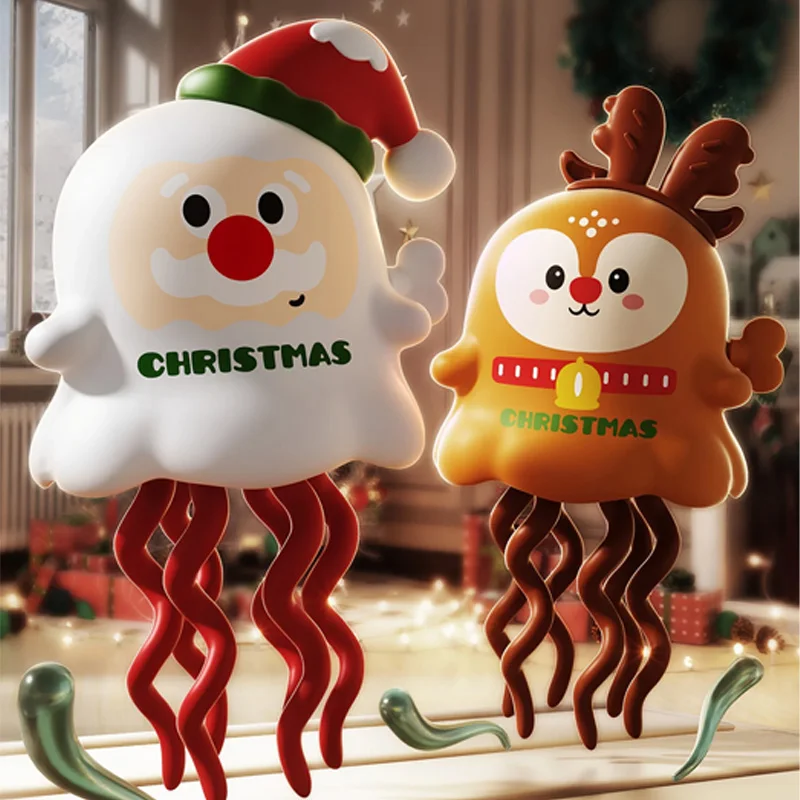 

Рождественские танцевальные игрушки Санта-Лось, заводные заводные украшения, вечерние новинки, подарки для маленьких детей, милые очаровательные интерактивные игрушки