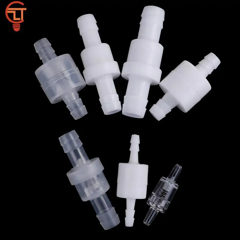 1Pc Plastic One Way Inline Check Valve Gas Air Liquid Water Fluids Valve 4mm / 6mm / 8mm / 12mm