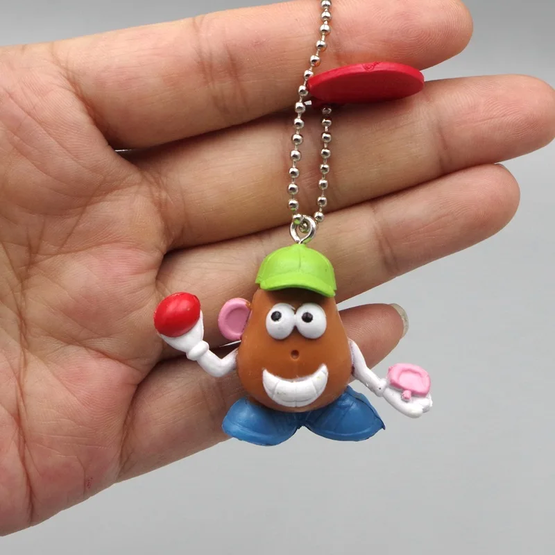 5 pçs/set Figuras de Anime Mr. Cabeça de Batata Casal PVC Modelo Bonito Chaveiro Pingente Coleção Decoração Ornamentos Brinquedo Presentes