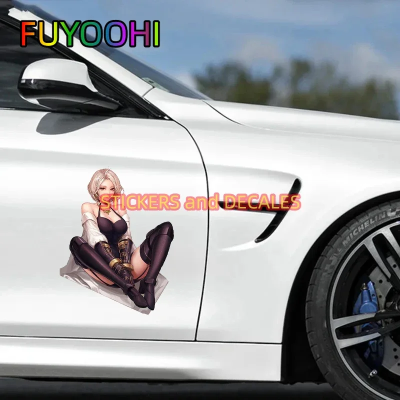 FUYOOHI Play Stickers Master Occlusion Scratch Fashion Car Decal Laptop Bumper Trunk Windows Auto Accessories Vinyl Decals