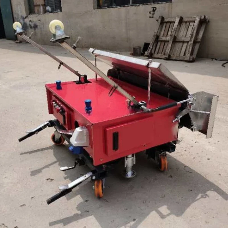 Ce Certification Automatic Wall Plastering Machine Wall Render Machine Automatic Cement Mortar Rendering Machine