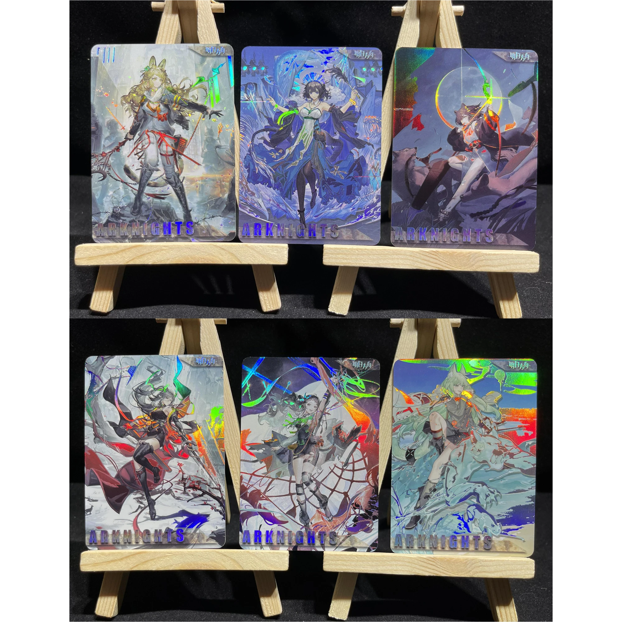 

9Pcs/Set Arknights Flash Card Fourth Set Grani Penance Mizuki Classic Anime Game Collection Card Diy Gift Toy