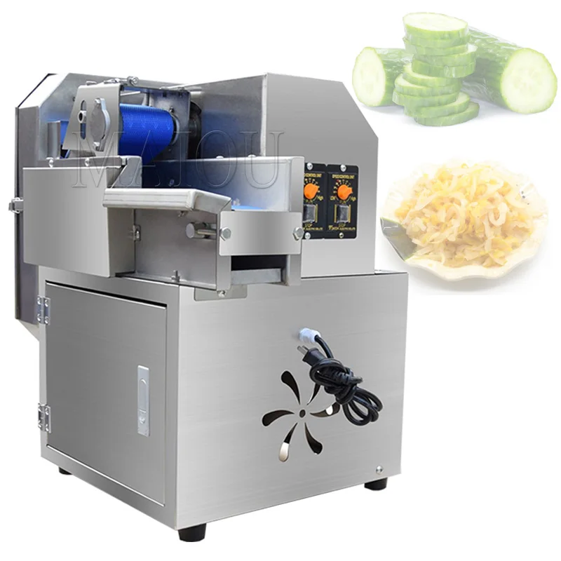 Industrial Vegetable Cutting Machine Leek Chopper Machine Commercial Electric Slicer Onion Cutter Machine