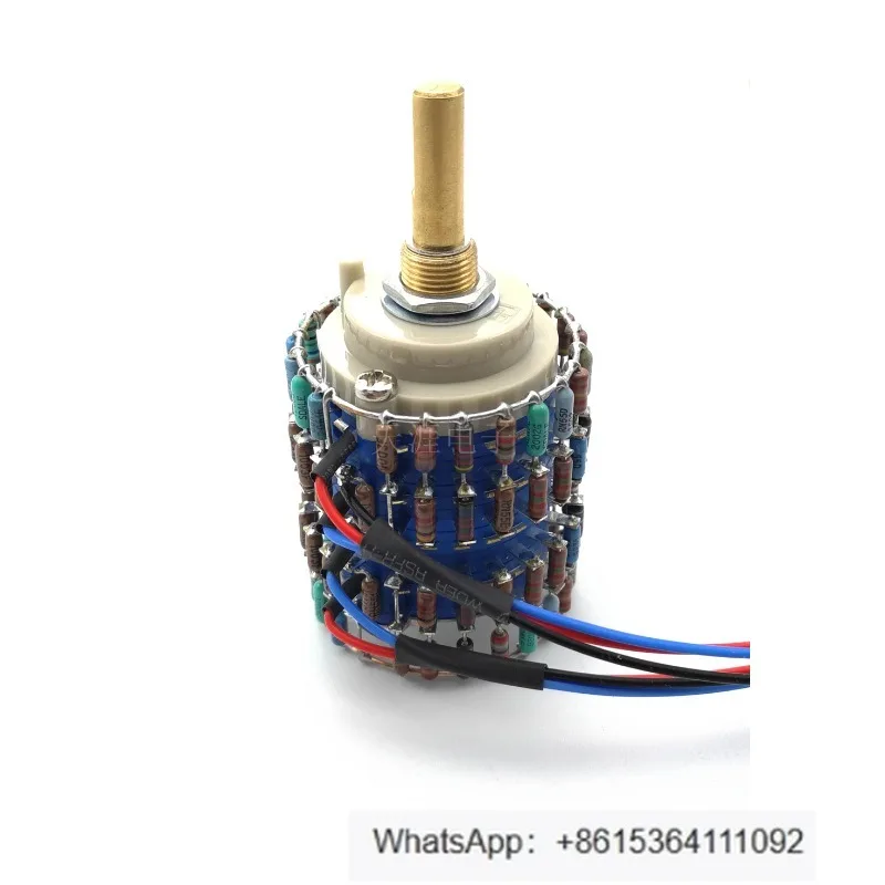 

Copper shaft 24-speed two-channel L-type volume potentiometer
