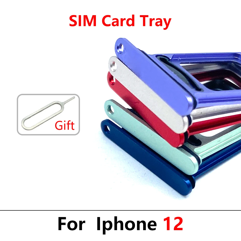 New For iPhone 12 Pro 12Pro Max Mini Dual SIM Card Tray Slot Holder Adapter Accessories