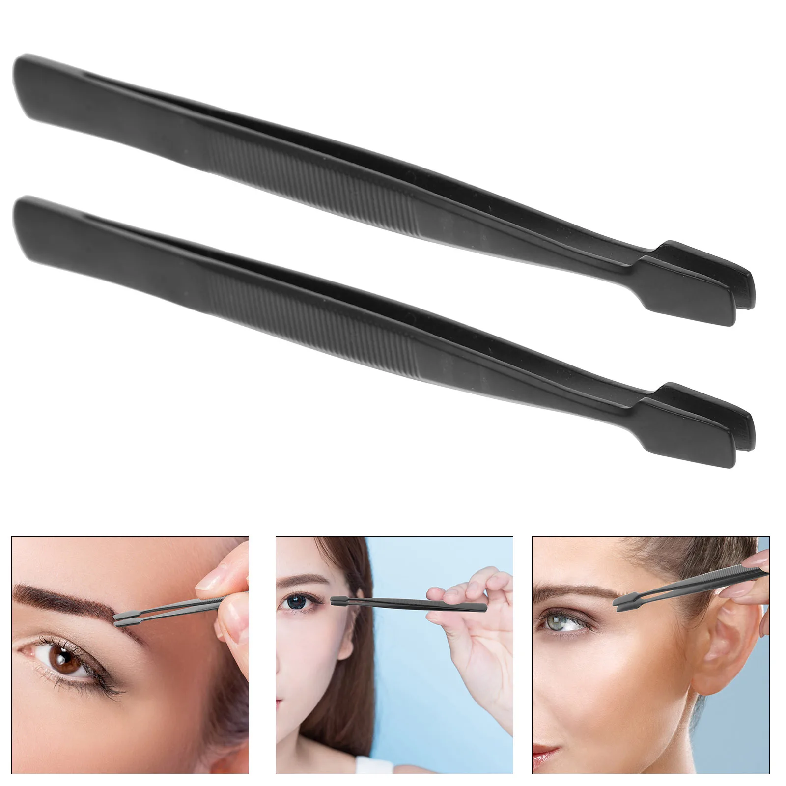 

4 Pcs Eyelash Tweezers for Cluster Lashes Professional Extension False Extensions Short Hair