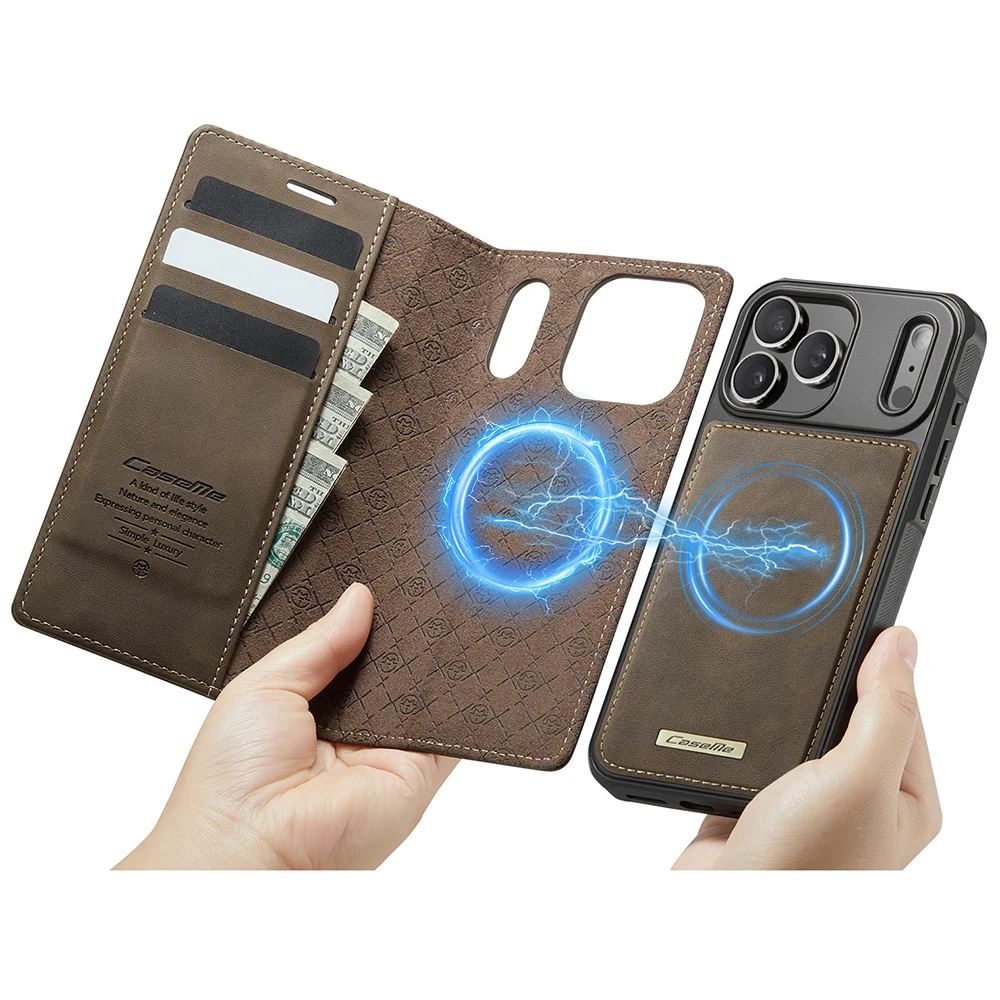 Detachable Magnetic Wallet Leather Flip Case For iPhone 17 Pro Max / 17 Air For Magsafe Book Cover - AliExpress 202192403 Detachable Magnetic Wallet Leather Flip Case For iPhone 17 Pro Max / 17 Air For Magsafe Book Cover - AliExpress 202192403