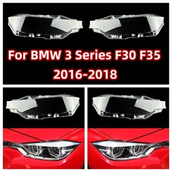 For BMW F30 F35 3 Series 2016 2017 2018 front Car Headlight Cover Lens Shell Lampcover Lampshade Headlamp Light mask