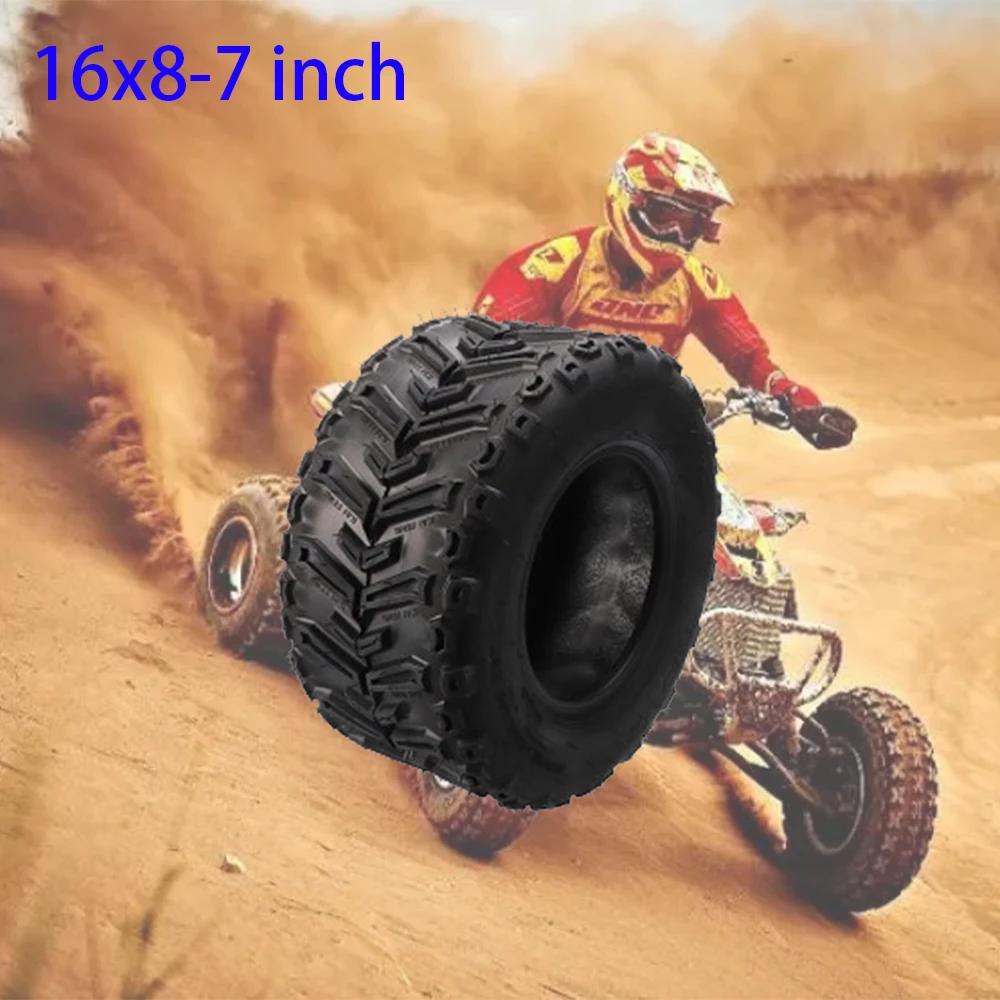 

ATV 16X8-7 Inch Vacuum Tyre 16*8-7 Tubeless Tire For Go kart Quad Dirt Bike Lawn Mower Farm Vehicle Tool Vehicle Off-Road Tires