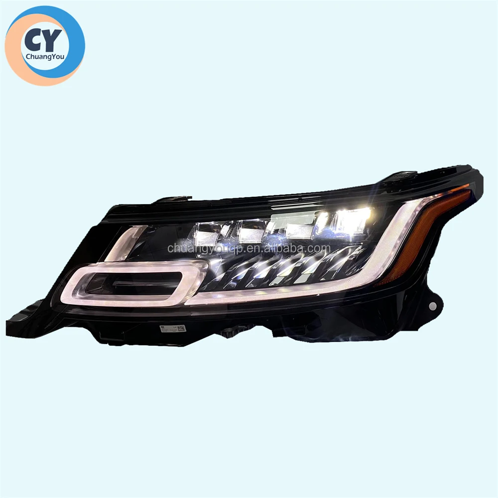 

For Land Range Rover Sport Digital Headlights 4 Lens 2018 2019 2020 2021 2022 USA Original LED Headlamp L494 Matrix Pixel Light