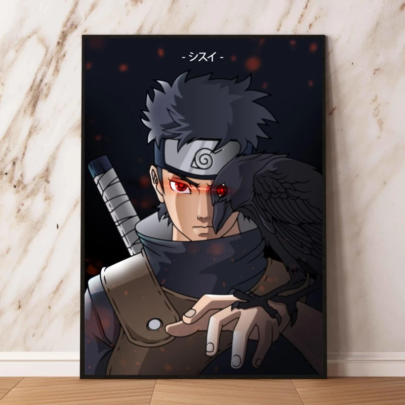 Canvas Hd Prints Naruto Uchiha Sasuke Classic Decorative Children's Bedroom Decor Poster Home Cuadros Best Gift Hanging