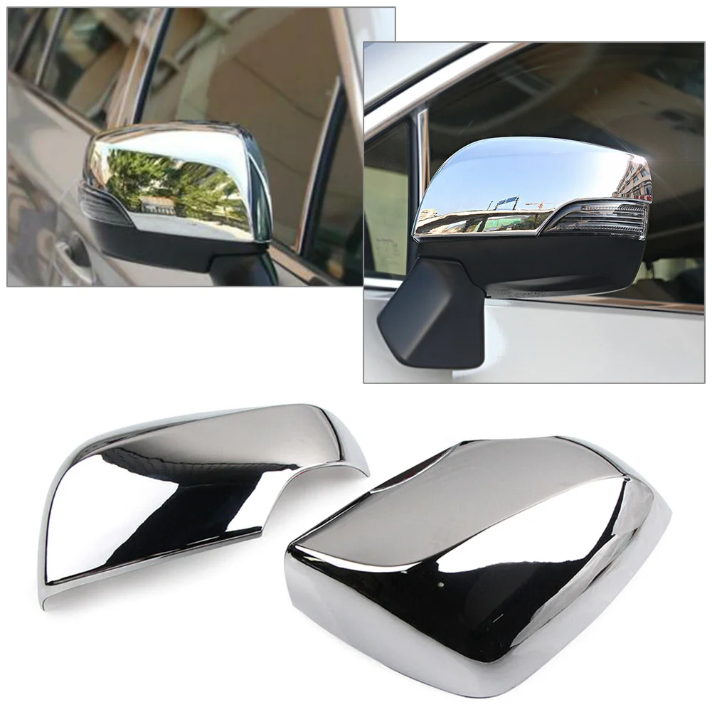 Chrome Door Side Rearview Mirror Cap Moulding Decoration Cover Trim For Subaru Forester 2019 2020