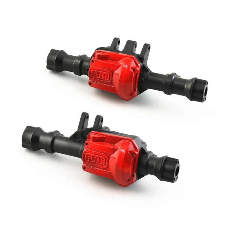 

Металлические передние и задние корпуса осей YSUN-2X (300 г) для радиоуправляемых краулеров Traxxas TRX-4 TRX4 1/10, запчасти для тюнинга, черные