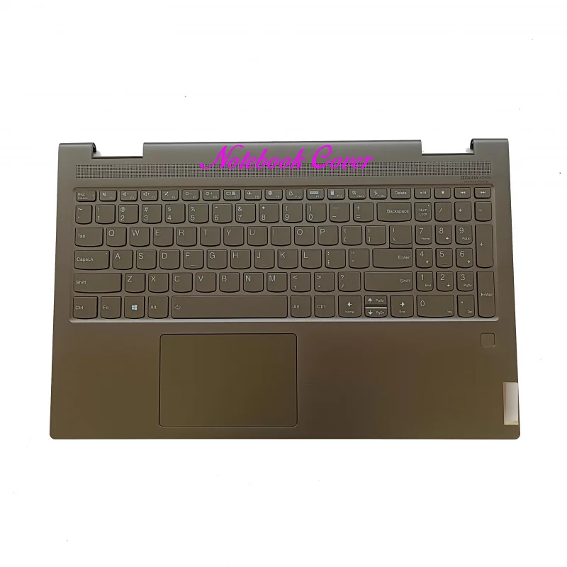 New For Lenovo Yoga 7-15ITL5 Palmrest Cover Backlit Keyboard Touchpad 5CB1A22456