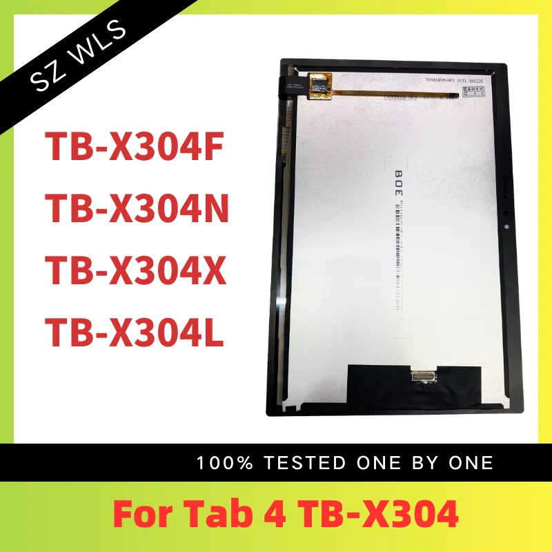 Original สําหรับ Tab 4 TB-X304L TB-X304F TB-X304N/X X304 จอแสดงผล LCD Matrix โมดูลหน้าจอสัมผัสแผง Digitizer Assembly